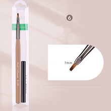Single New Acrylic Nail Brush Nail Light Therapy Paint Pen Crystal Draw Pen Nail Art Brush