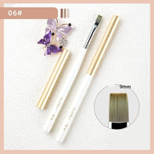 High Quality Japanese Macaron Color Uv Gel Painting Liner Pen Acrylic Handle Soft Nylon Hair Nail Light Therapy Brush Set