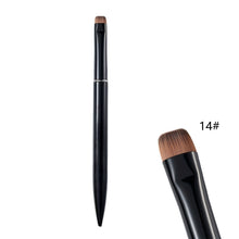 Professional Pink Black Round Head Gel Nail Brush Metal Handle UV Gel Brush for French Manicure Nail Art Manicure Tools